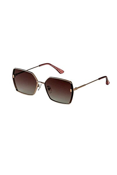 Despada Ds 2198 C3 Women's Gold Metal Sunglasses