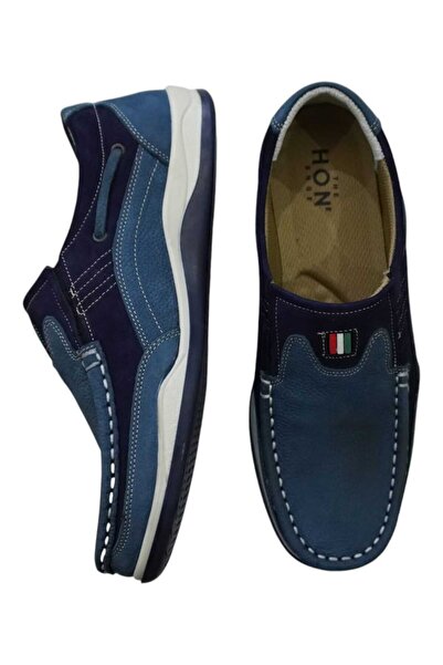 HON'S Erkek ayakkabı casual günlük Hakiki Nubuk Deri, Ortopedik Taban Klasik Ayakkabı ( Model AU01 )