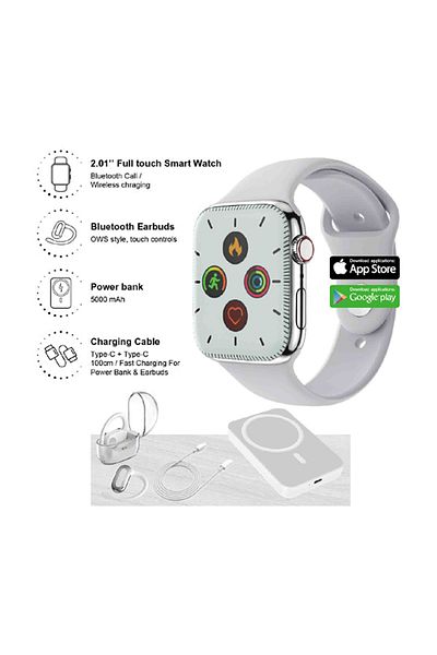 Ikon Ikon Smart Watch Combo((Smart Watch+Ear Buds+Powe Bank) IK-WS28