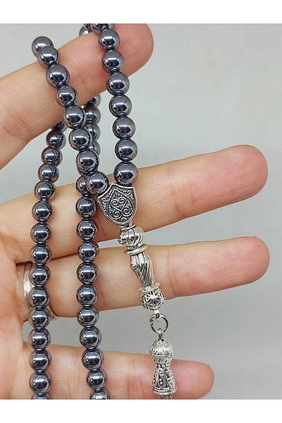 Yasamtohumu Terahertz Stone 99 Prayer Beads 6mm (4707)