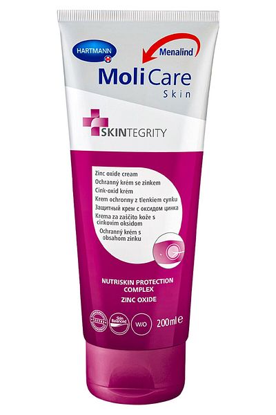 Hartmann Menalind Molicare Professional Skin Protective Cream 200ml - Zinc Content