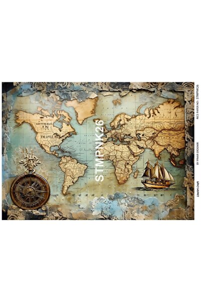 LİNEART LineArt Pirinç Dekopaj Kağıdı LA-STMPNK26