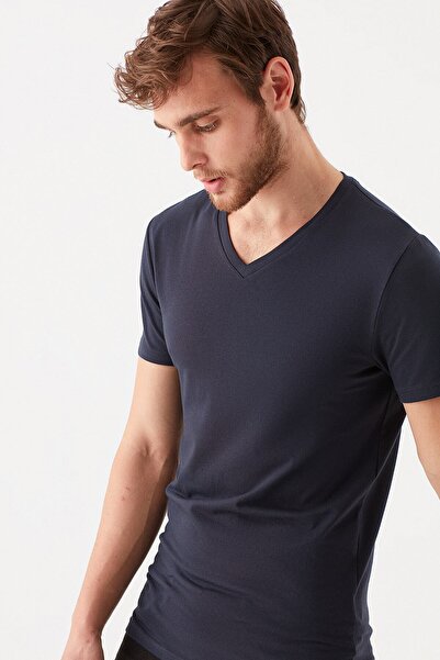 Mavi Ανδρικό μπλουζάκι με λαιμόκοψη σε σχήμα V