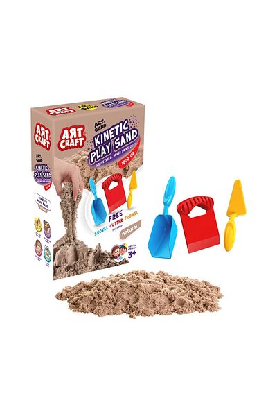 Dede Oyuncak 03690 Natural Kinetic Play Sand with Accessories 1000 gr -dede