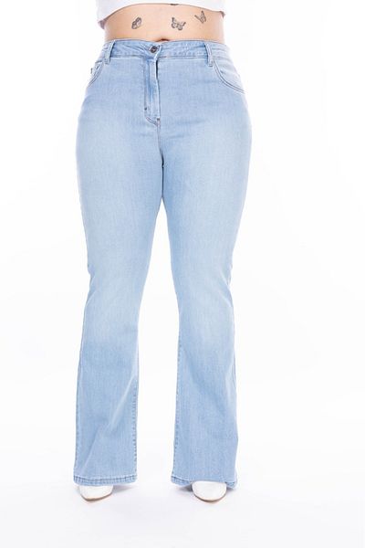 EYLÜLXXL Spanish Legs Large Size Jeans Pants