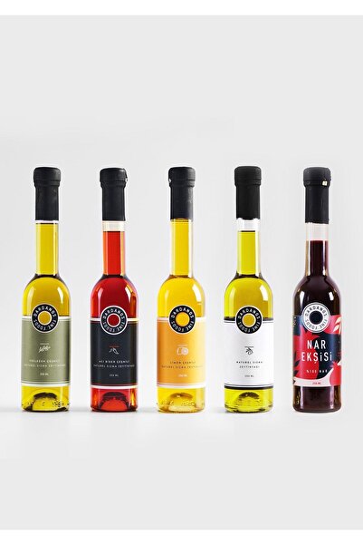 Dardanos Fine Foods Natürel Sızma Zeytinyağı 4'lü Set Nar Ekşisi 250 ml