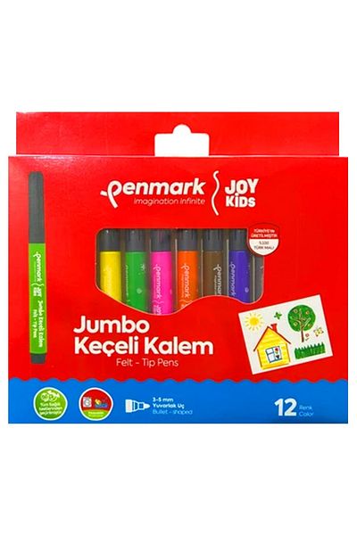 penmark Jumbo 12-Color Lint Pencil Set