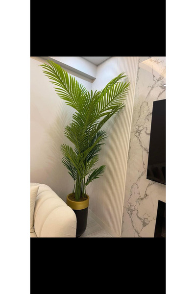 İremÇiçekçilik Yapay Cicek Uygula Yapay Ağaç Salon Bitkisi 210 Cm 18 Yaprak