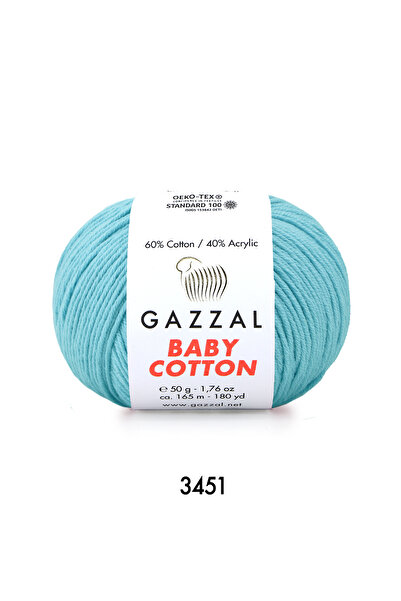 Gazzal Baby Cotton Amigurumi Yarn, Knitting Yarn, Punch Yarn Hand Knitting