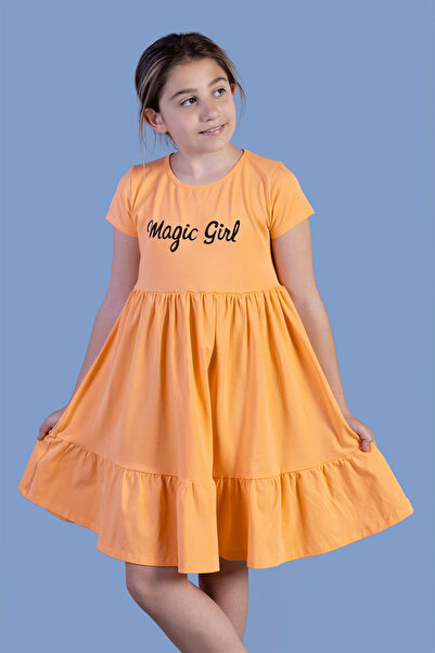 Toontoy Κορίτσι - με τύπωμα λεπτομέρεια με σούρες Φόρεμα