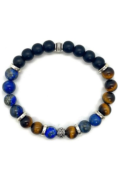 eHediyecim Luck Natural Stone Bracelet (Luck - Focus - Concentration - Courage - Confidence - Power - Happiness)