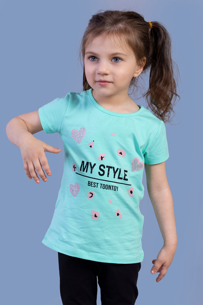 Toontoy Κοριτσίστικο μπλουζάκι Heart με τύπωμα