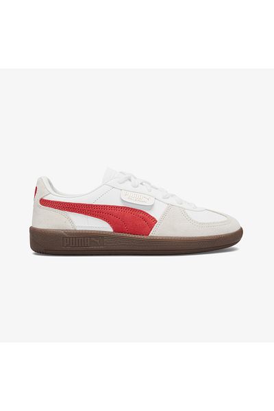Puma Ανδρικά λευκά αθλητικά παπούτσια Palermo Lth