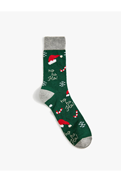Koton New Year's Patterned Socket Socks