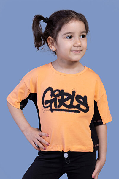 Toontoy Κορίτσι - Μπλουζάκι με τύπωμα με λεπτομέρεια Garni