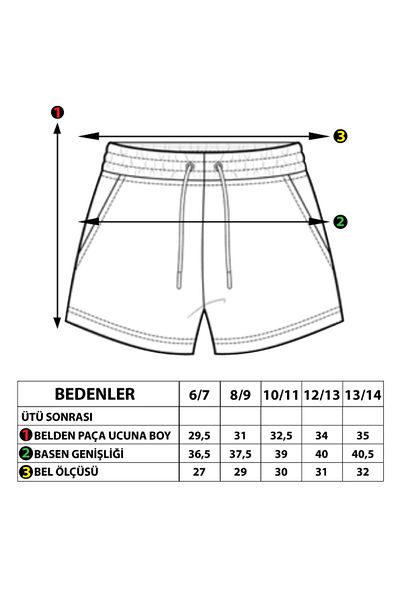 Toontoy Girl - Zippered Embroidered Shorts