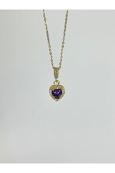 Store 316L Steel Gold Heart Necklace