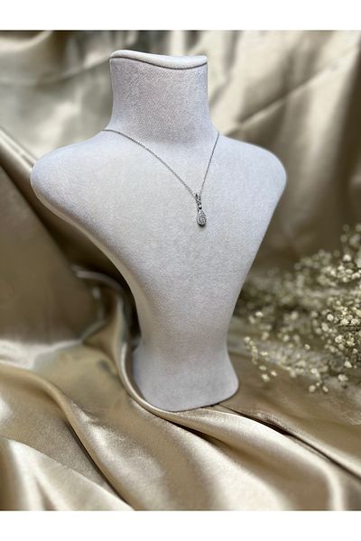 Store Necklace - Gray - Without Stone