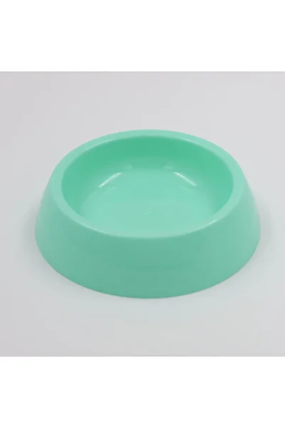 enyareshome Green Color Cat Dog Food Bowl 14X3.5Cm