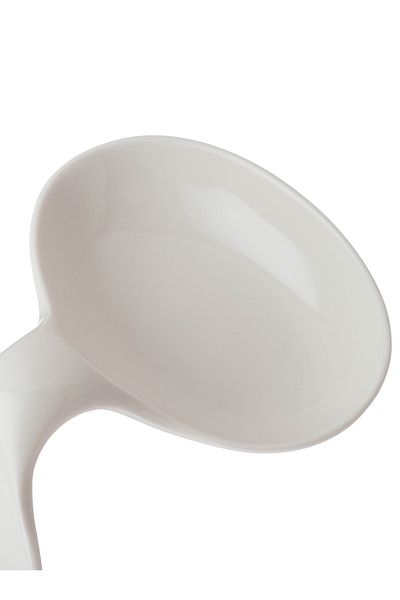 Dania White divided porcelain breakfast and nuts plate