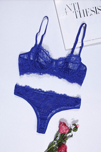 Rubuvi Serena Model Femei Cu sârmă Dantela Neconsolidată Tulle Lenjerie Sutien Set Chiloți