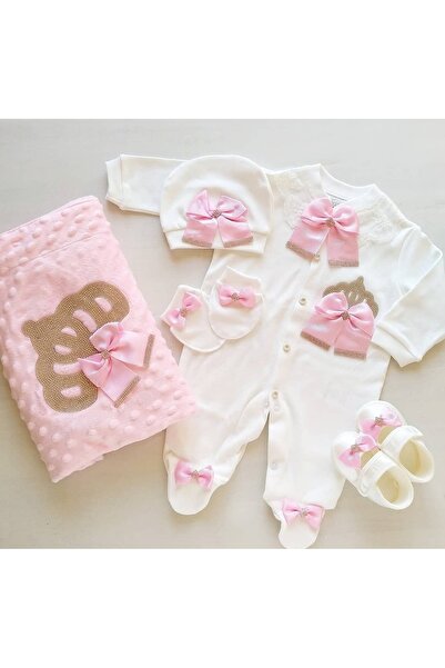 aykor tekstil Battaniyeli 5li Bebek Tulum Set