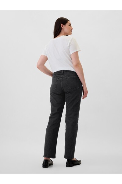 GAP Kadın Siyah 90s Straight Jean Pantolon