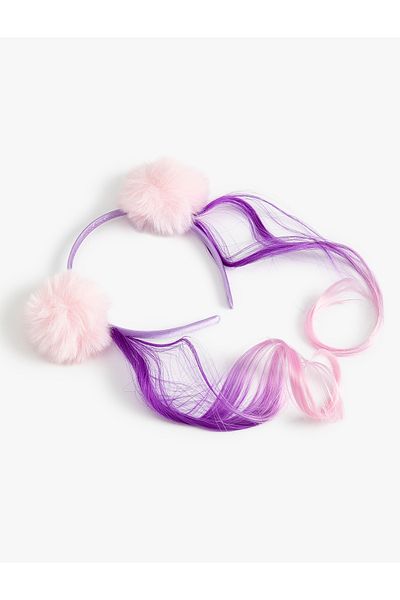 Koton Colorful Crown with Pompom Detail