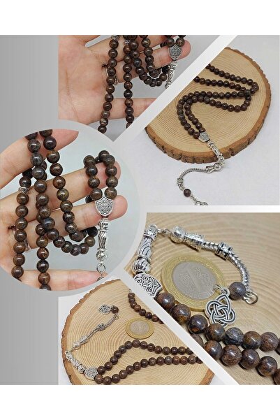 Yasamtohumu 99-гранний бронзовий камінь для чотків - 6 мм (3930)