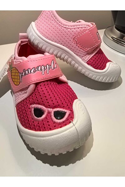 bozyaşam kız çocuk ananaslı peluş ayakkabı