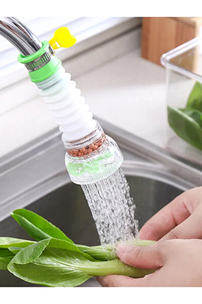 BirTıKHome Aveo 1 Adet Su Tasarruflu Musluk Başlığı Aparatı Mutfak Batarya Ucu Aparat Boncuklu Perlatör