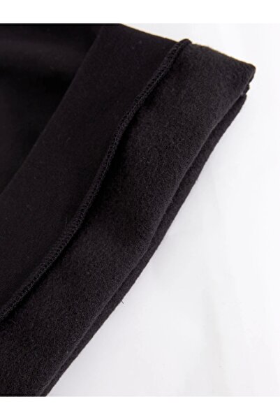 LC Waikiki LCW Kids Siyah Dik Yaka Baskılı Uzun Kollu Erkek Çocuk Sweatshirt