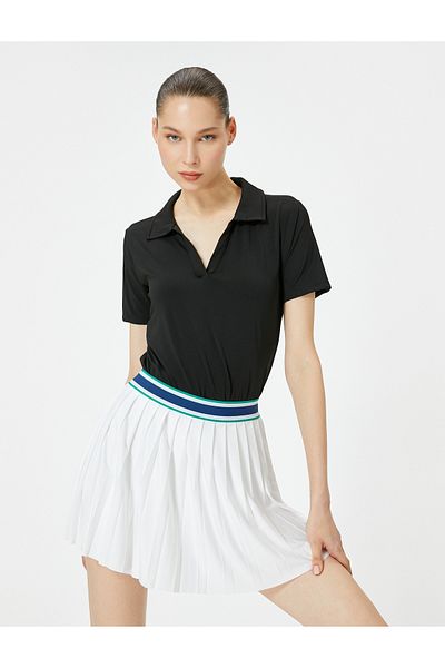 Koton Tricou negru pentru femei 4SAK10203NK