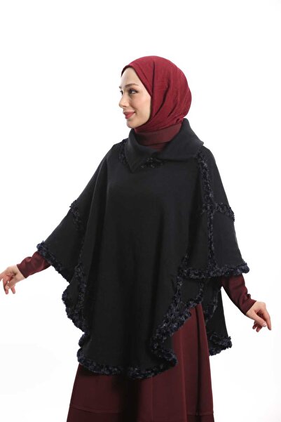 ARMİZA Γυναικεία χειμωνιάτικη γούνα με λεπτομέρεια γιακά Poncho (ΔΙΑΤΗΡΕΙ ΠΟΛΥ Απαλό ΚΑΙ ΖΕΣΤΟ, ΚΑΤΑΛΛΗΛΟ ΓΙΑ ΟΠΟΙΑΔΗΠΟΤΕ ΗΛΙΚΙΑ)