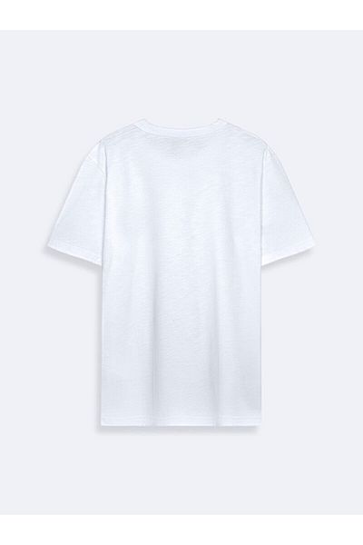 Ltb WhiTe T-Shirt - Slogan WriTTen Design