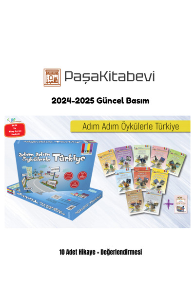 Öykü Yayıncılık Öykü Yayınları Adım Adım Öykülerle Türkiye Set (10 Hikaye) 20...