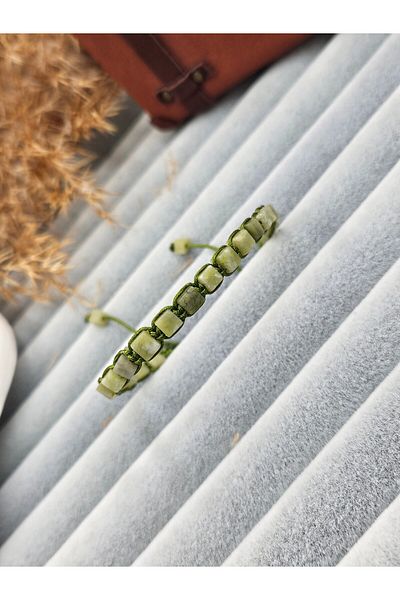AURA Men's Jade Jade Bracelet - Natural Stone