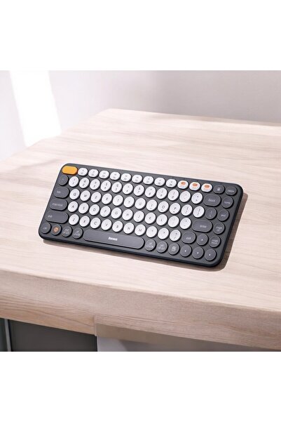 KENLY Kablosuz Bluetooth 5.0 Ingilizce Sessiz Klavye Universal Çoklu Bağlantı 2.4ghz