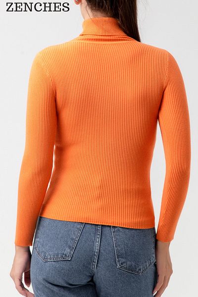 ZENCHES Pulover Slimfit cu gât
