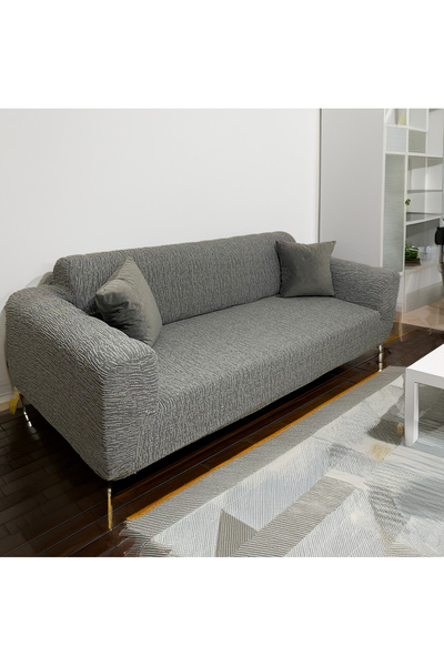 TUCHMALL Husa de canapea lavabila cu 3 locuri - tesatura jacquard de calitate...