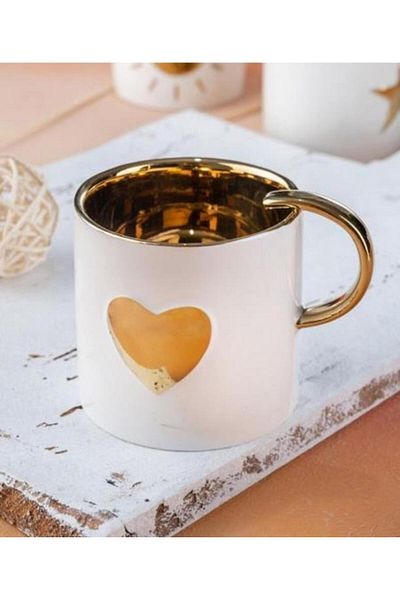 ACAR 93 Gold Heart Mug