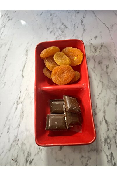 afralya home Snack Bowl with Red Compartments, 1 Bowl, Christmas Christmas Snack Bowl, Sauce Bowl