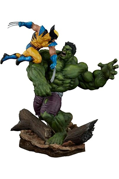 saranostra Hulk Vs Wolverine 3D Figür Üç Boyutlu HULKS WOLVERİNE