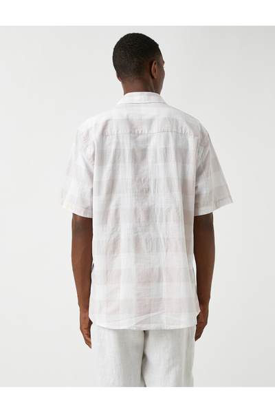 Koton Καρό κοντομάνικο πουκάμισο