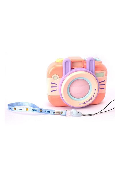 Fab N Funky كاميرا إضاءة موسيقية للأطفال HJ-9008A، تعزز اللعب الخيالي والمهارات الحركية، للأطفال من سن 3 سنوات فما فوق