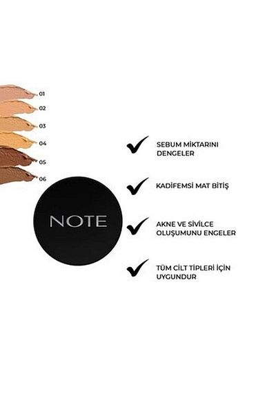 NOTE Luminous Silk Compact - 02 Natural Beige Powder