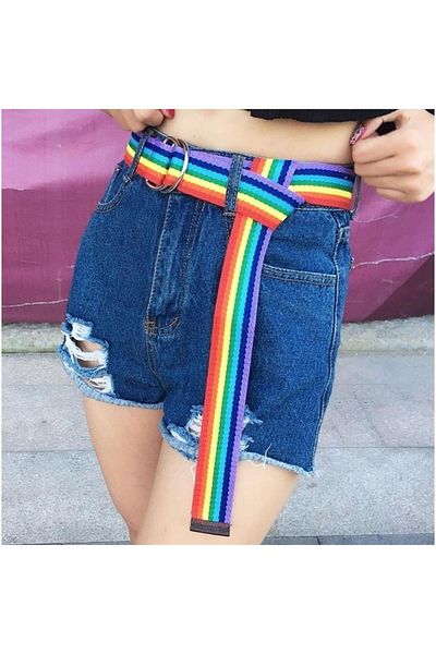 Köstebek Rainbow Pattern Rainbow Belt