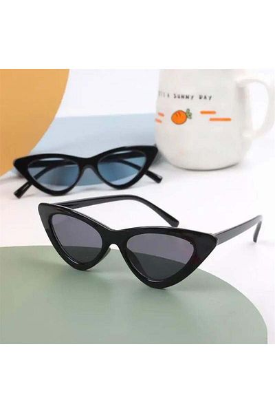 Köstebek Black Cateye Modern Sunglasses