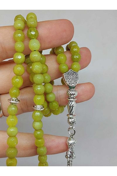 Yasamtohumu 6mm Faceted Cut Peridot Rosary - 99 τμχ (5650)