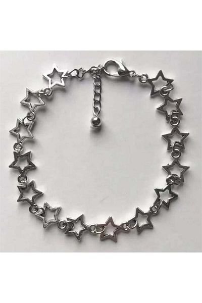 Köstebek Star Motif Chain Bracelet
